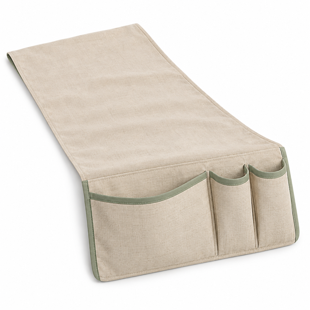 SideNest Three Pocket Sofa Arm Organizer