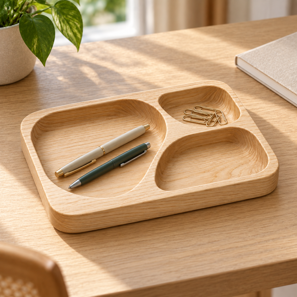 ArcDivide Ash Desk Tray
