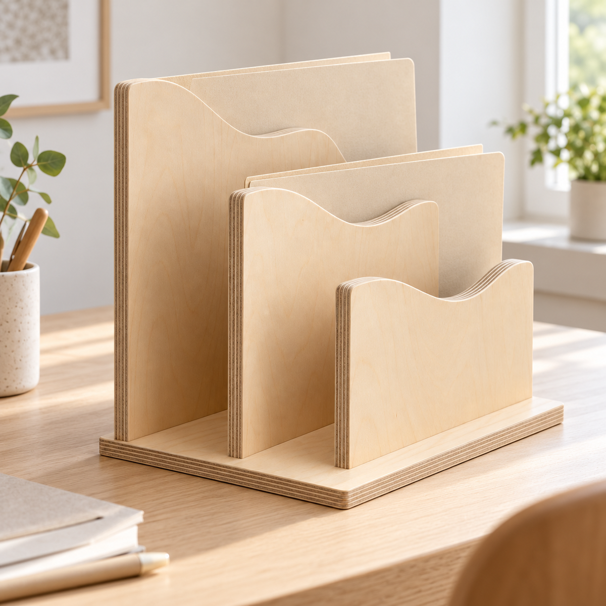 WaveStep Birch File Rack