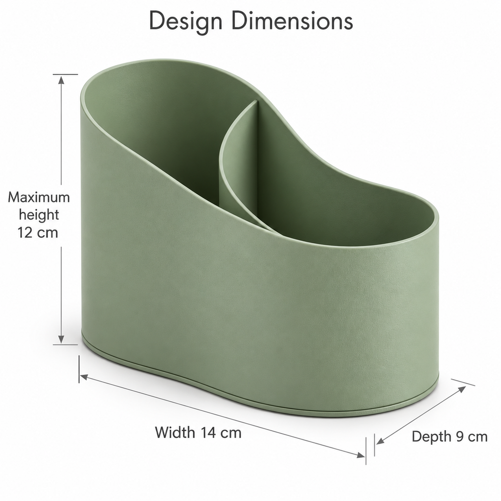 Crescent Duo Pen Holder
